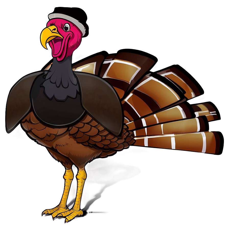 Turkey In Hat Png Hyb PNG image