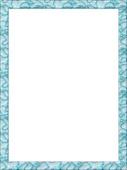 Turquoise Frame Black Center PNG image