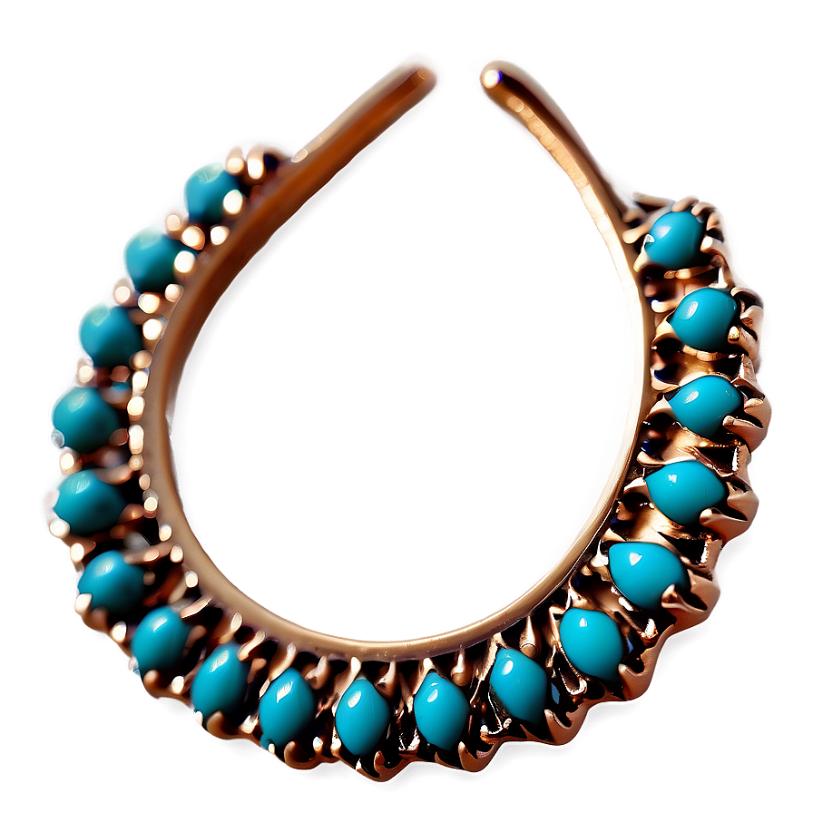 Turquoise Nose Ring Png Lgv84 PNG image