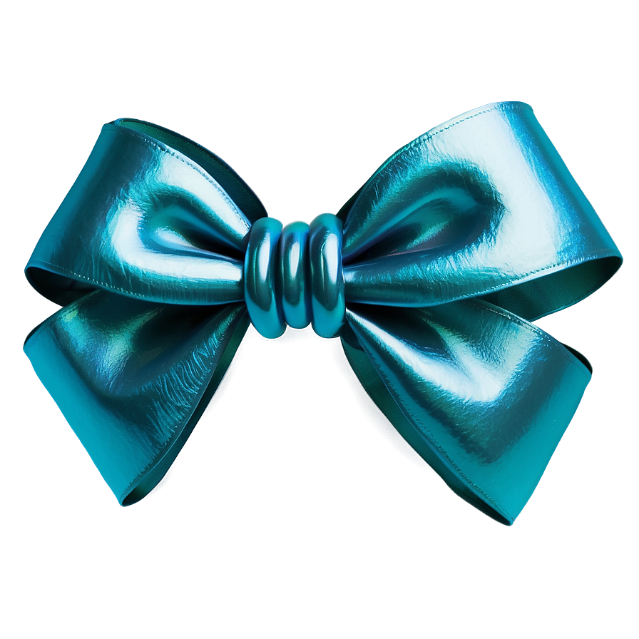 Turquoise Sea Gift Bow Png 06132024 PNG image