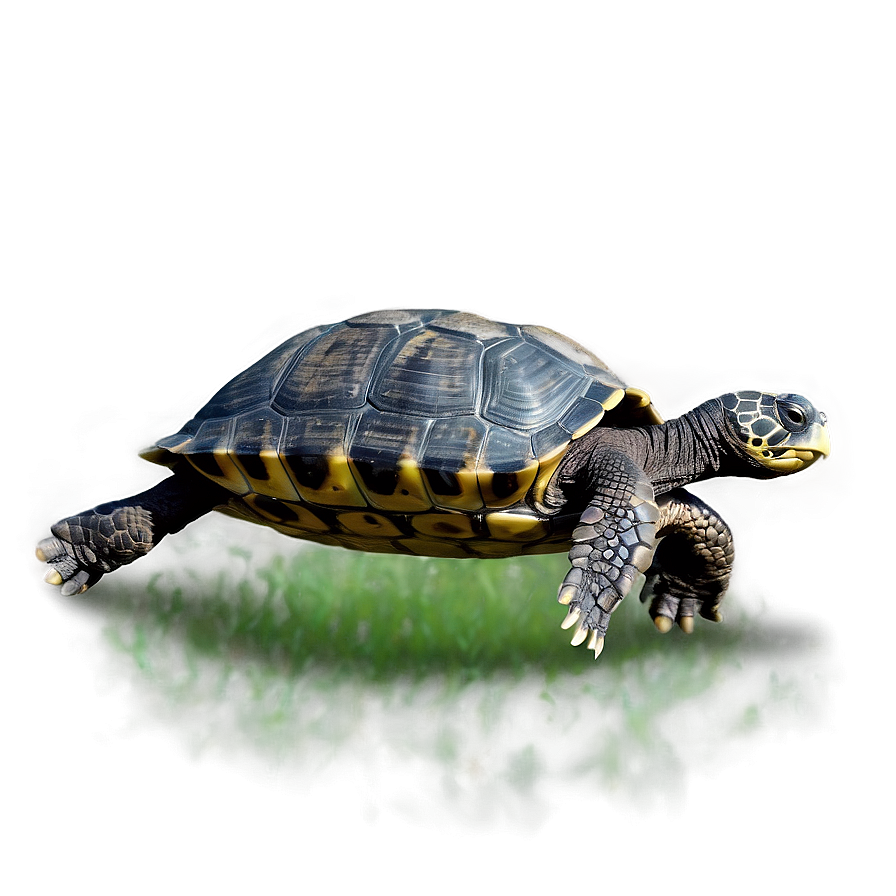 Turtle Climbing Over Obstacle Png Bcf PNG image