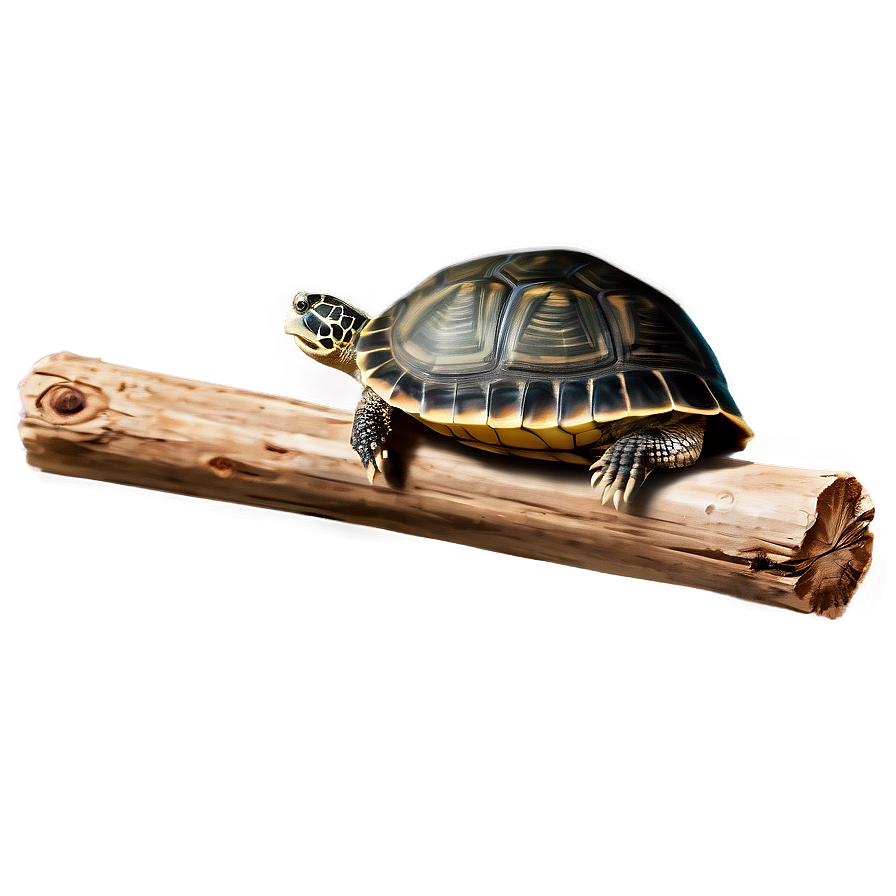 Turtle On A Log Clipart Png 52 PNG image