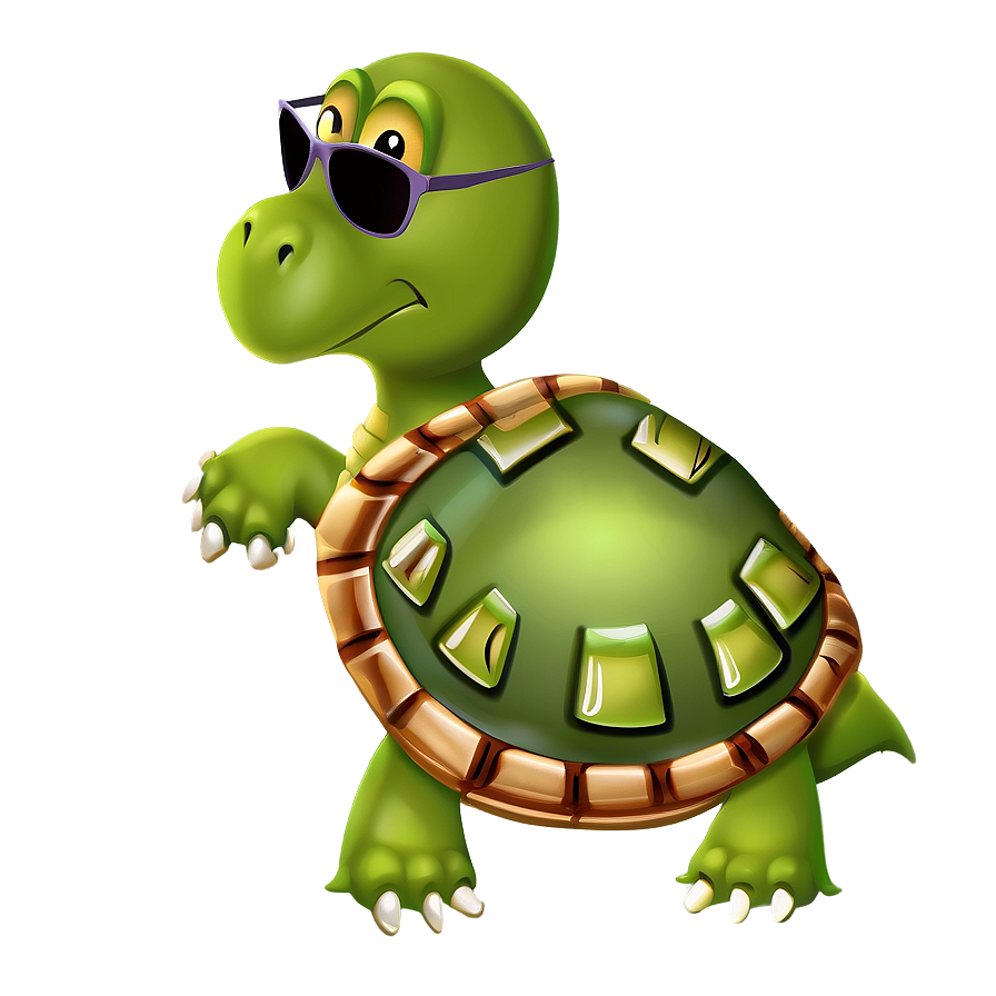 Turtle With Sunglasses Png 95 PNG image