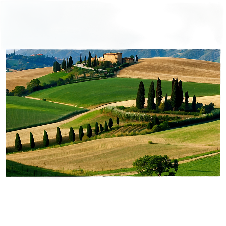 Tuscany Landscape Italy Png 50 PNG image