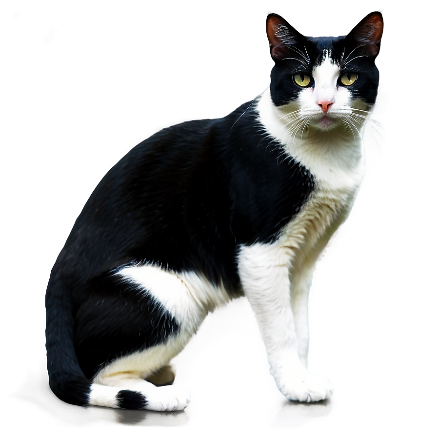 Tuxedo Cat Silhouette Png Slb23 PNG image