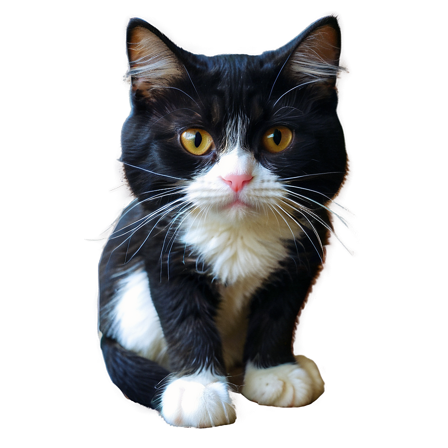 Tuxedo Cat With Yarn Png 96 PNG image