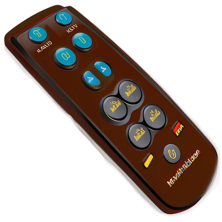 Tv Remote With Large Buttons Png 06122024 PNG image