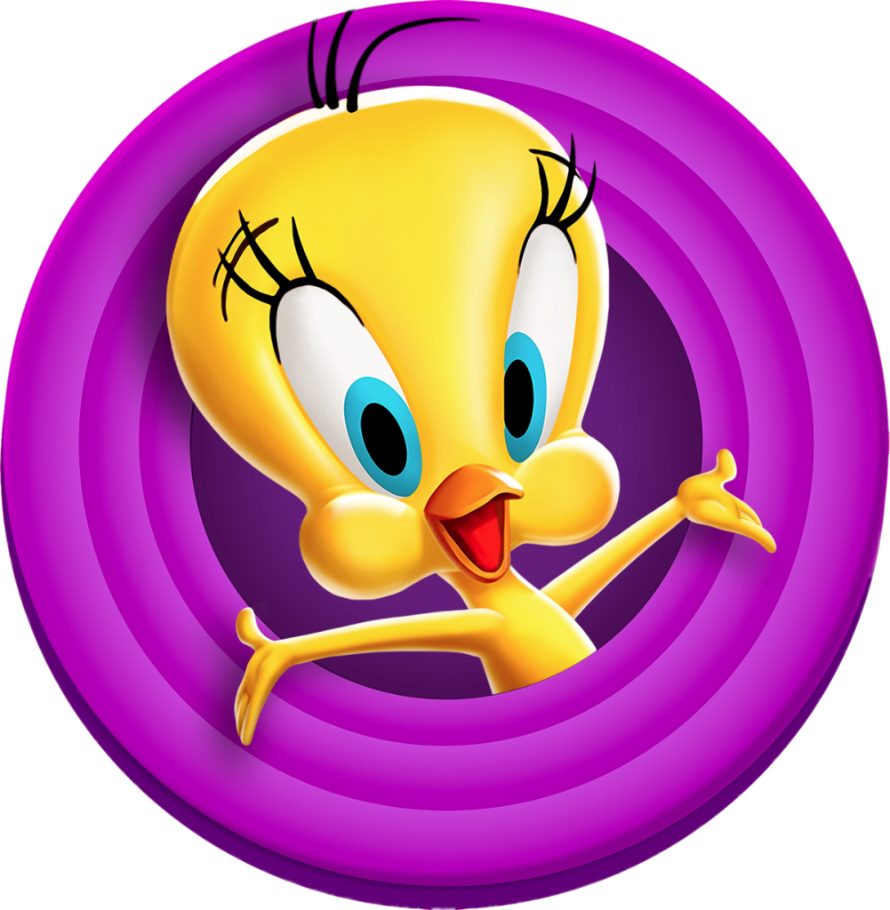 Tweety Bird Cheerful Pose PNG image