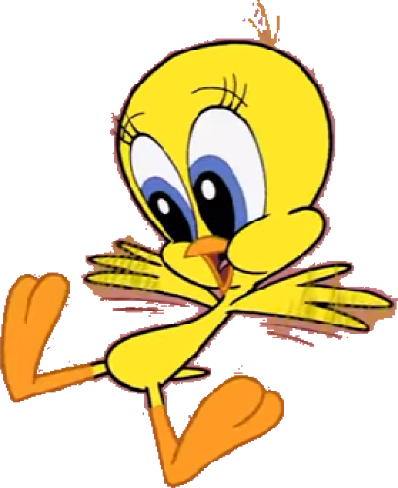 Tweety Bird Classic Pose PNG image