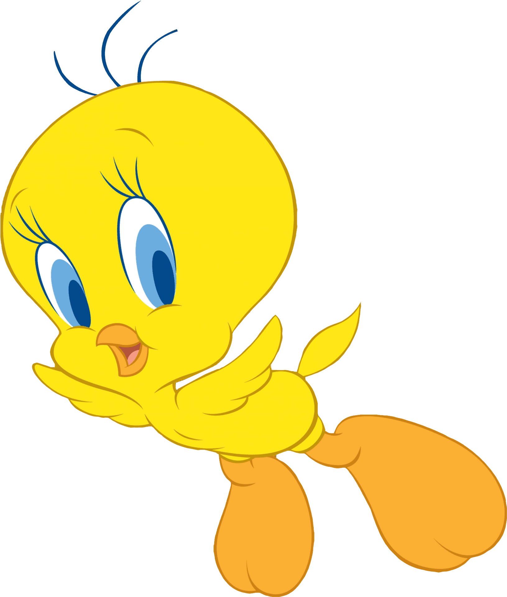 Tweety Bird Cute Pose PNG image