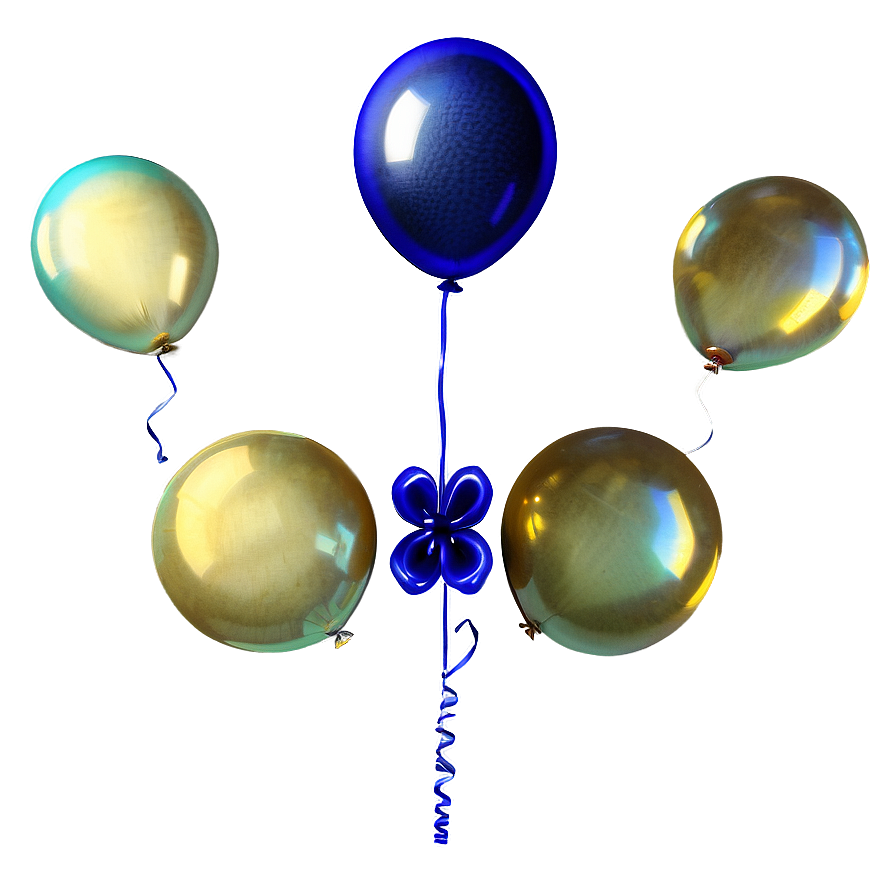 Twilight Blue Balloons Png 23 PNG image