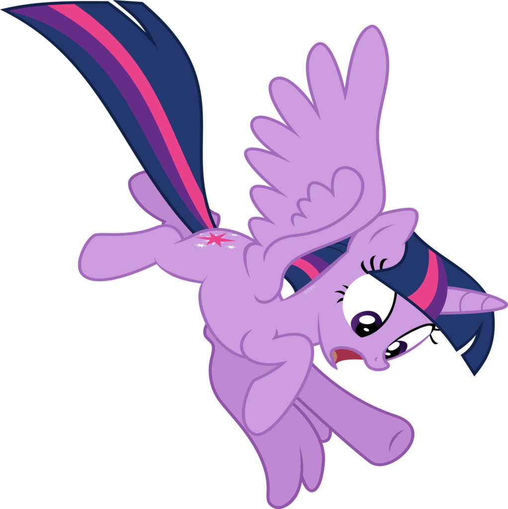 Twilight Sparkle Flying Vector PNG image