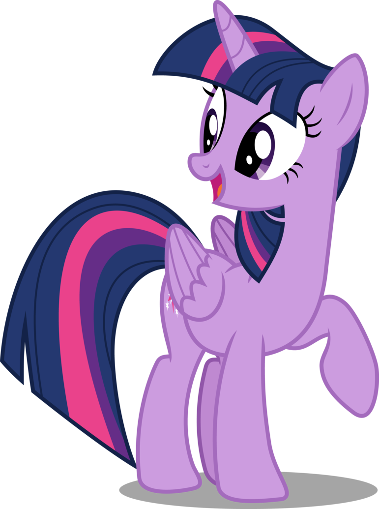 Twilight Sparkle Happy Pose PNG image