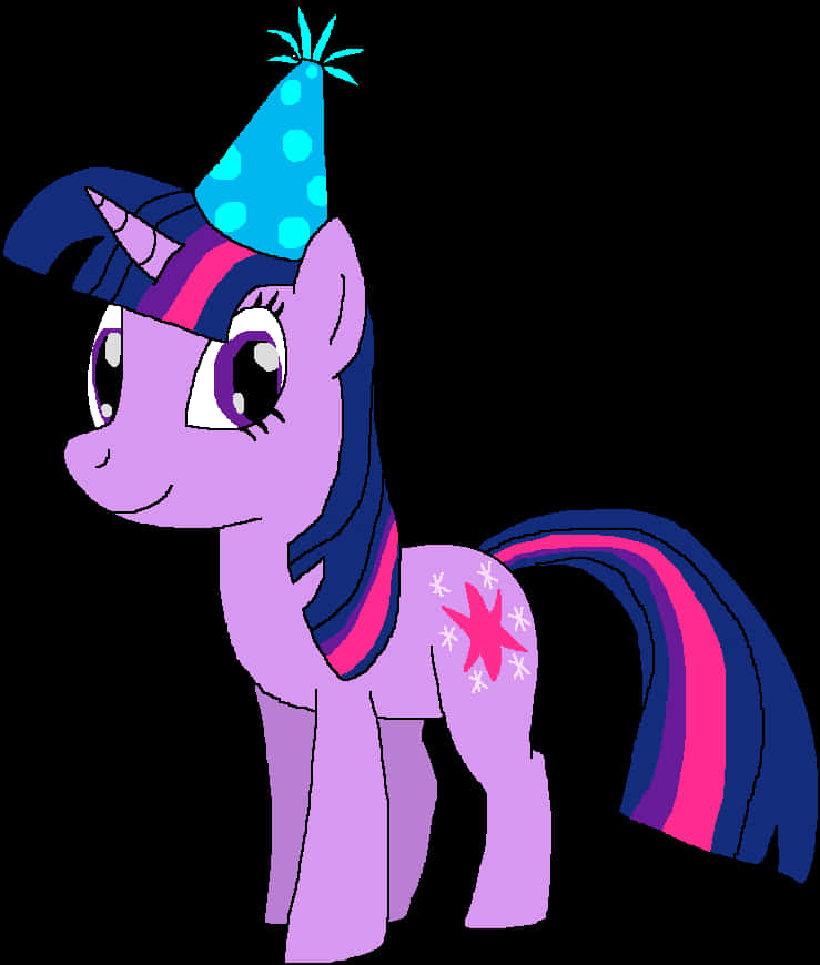 Twilight Sparkle Party Hat PNG image