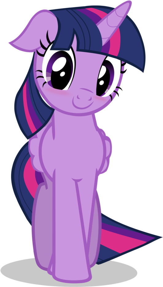 Twilight Sparkle Smiling Vector PNG image