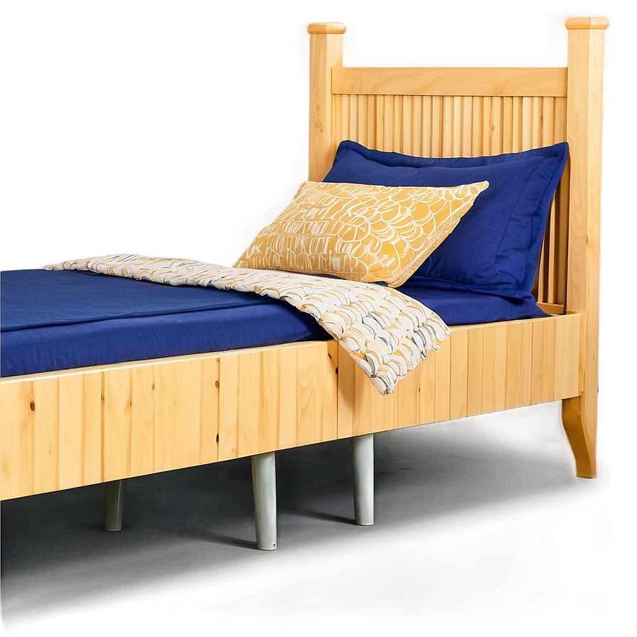 Twin Bed For Bedroom Png 05042024 PNG image