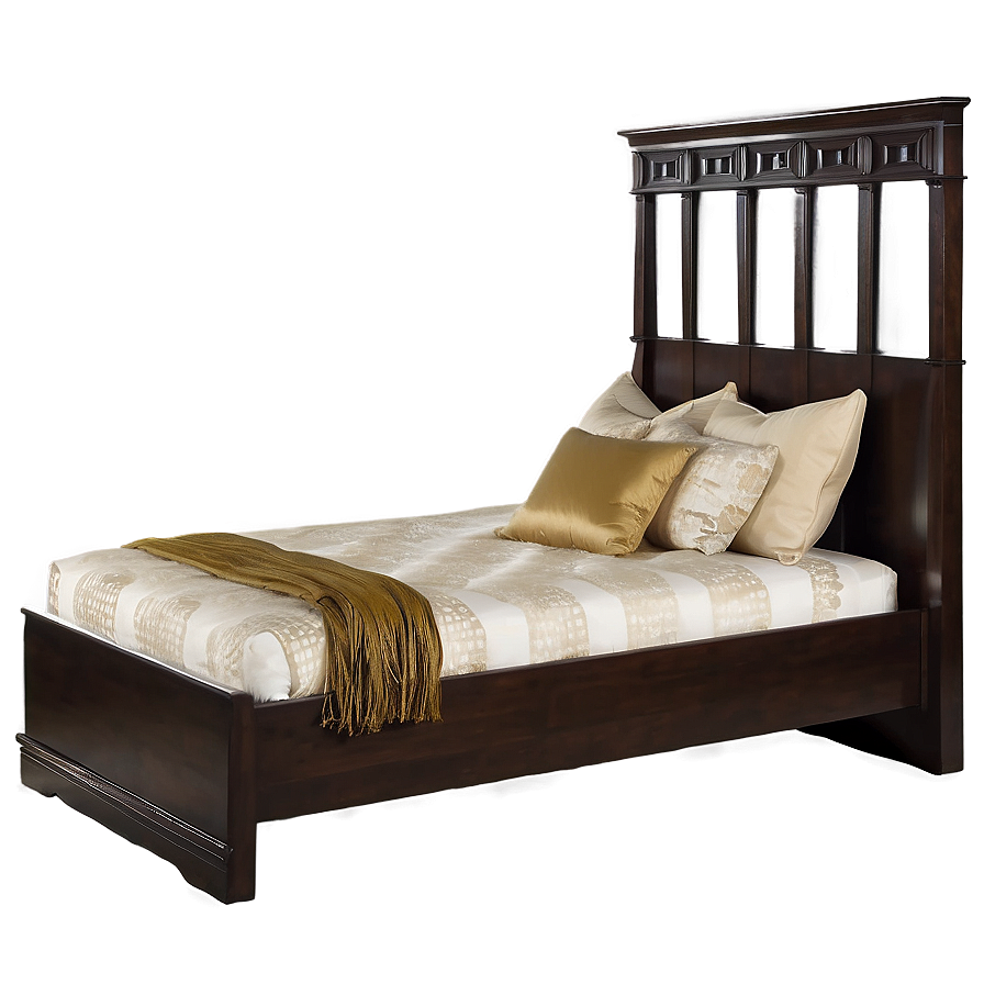 Twin Bed For Bedroom Png Omi PNG image