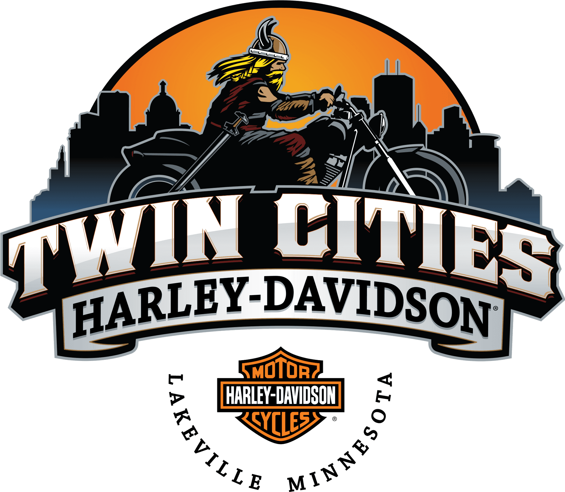 Twin Cities Harley Davidson Logo PNG image