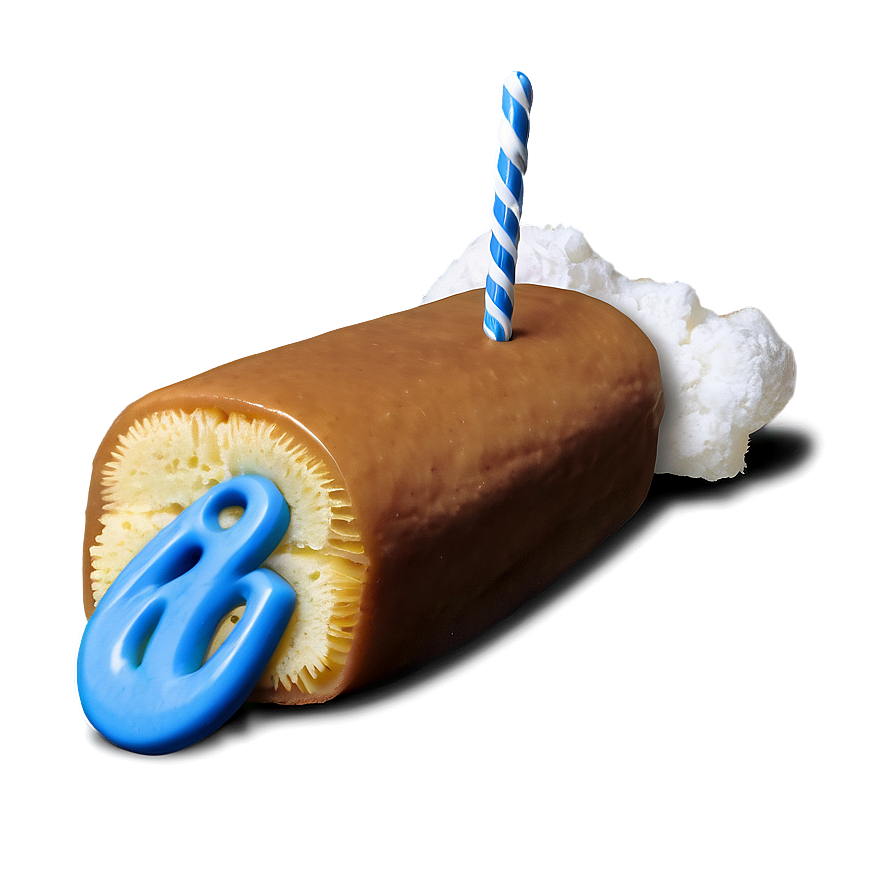 Twinkie Birthday Candle Concept PNG image