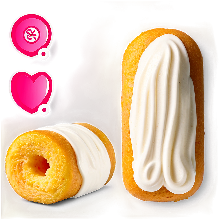 Twinkie Cream Filled Sponge Cake PNG image