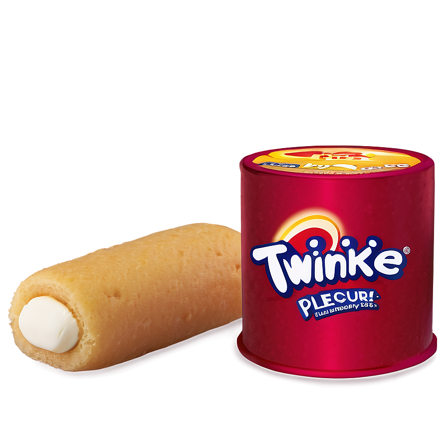 Twinkie Snack Cakeand Packaging PNG image