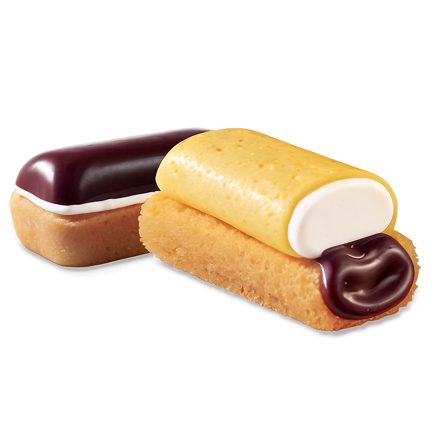 Twinkieand Eclair Snack Cakes PNG image