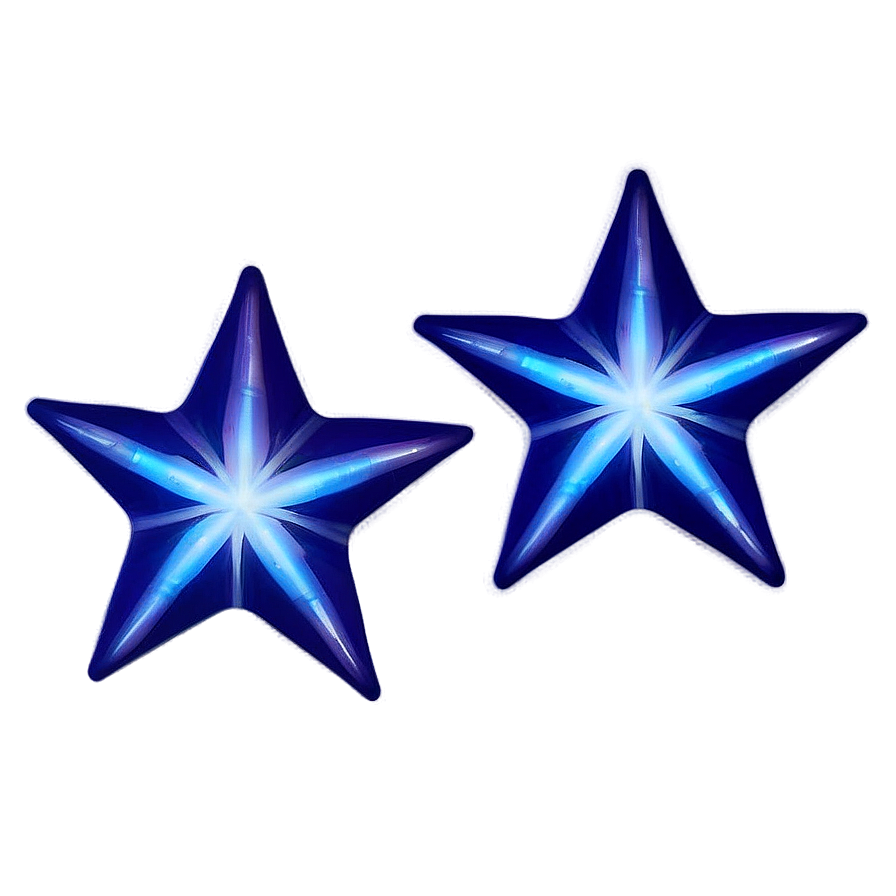 Twinkling Blue Stars Png Kfx PNG image