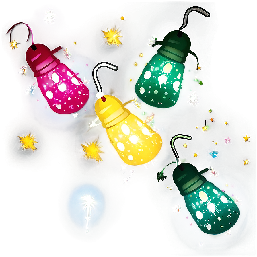 Twinkling Christmas Lights Png 72 PNG image