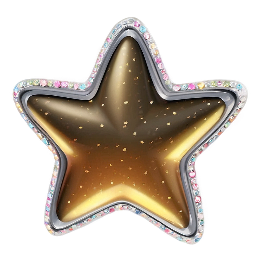 Twinkling Cute Star Png Diq64 PNG image