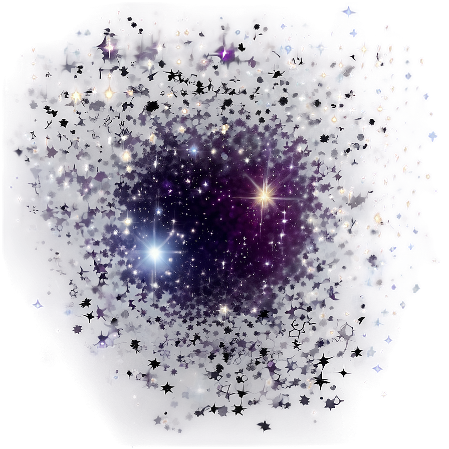 Twinkling Galaxy Stars Effect Png 06252024 PNG image