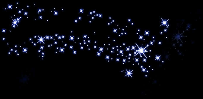 Twinkling Stars Night Sky PNG image