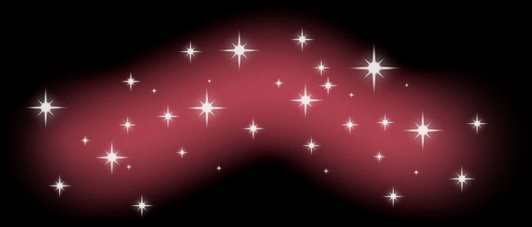 Twinkling Starson Red Gradient Background PNG image