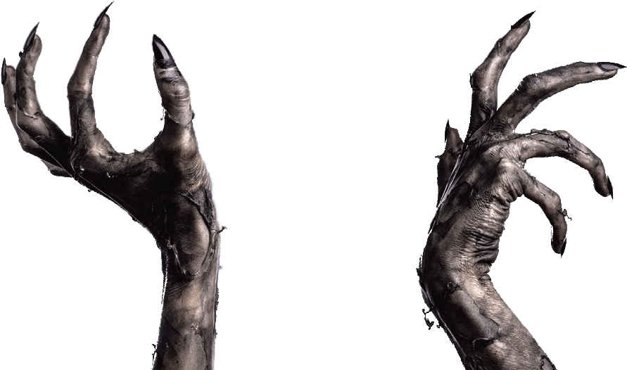 Twisted Claws Horror PNG image