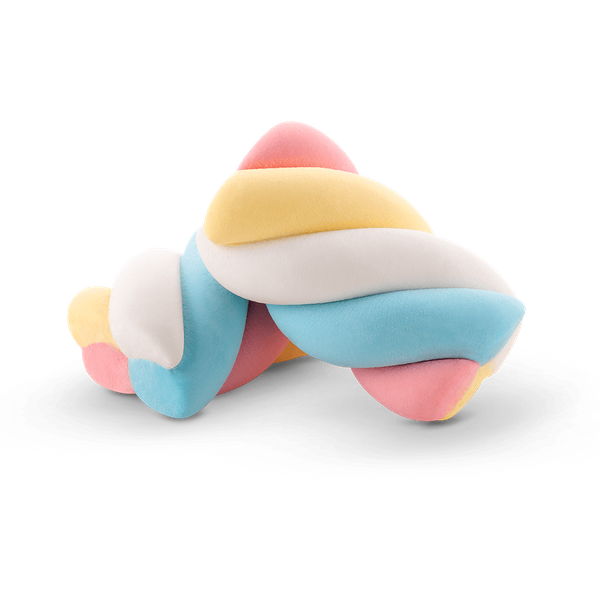 Twisted Colorful Marshmallows PNG image