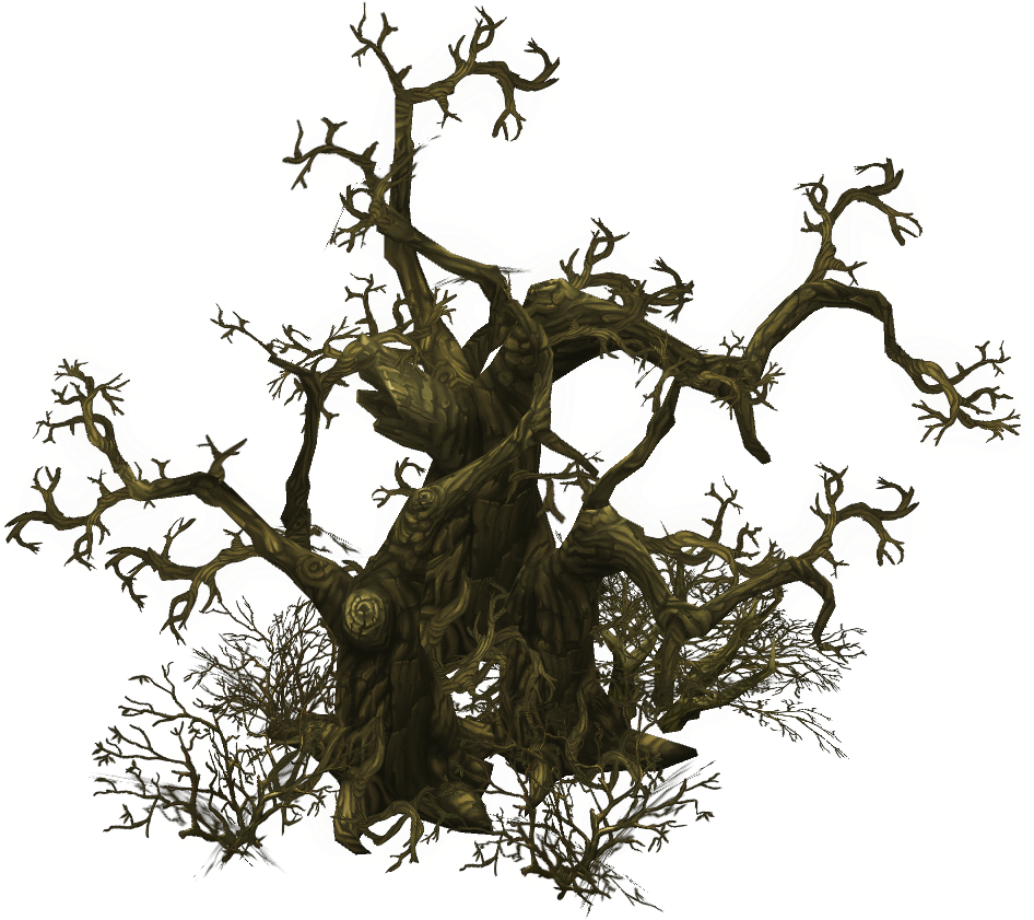 Twisted Dead Tree Artwork PNG image