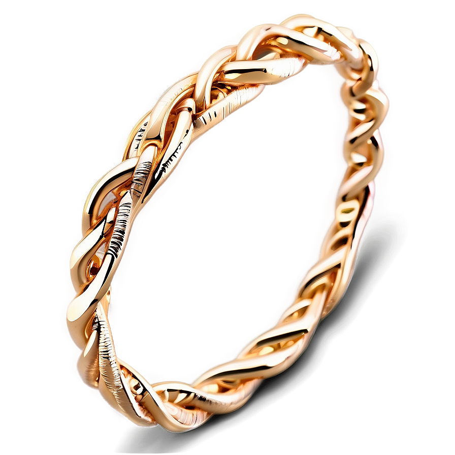 Twisted Gold Bracelet Design Png Crd PNG image