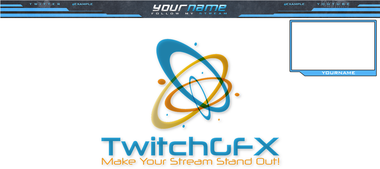 Twitch G F X_ Stream Overlay_ Template PNG image