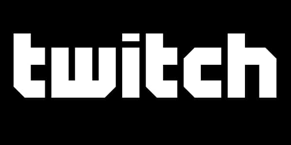 Twitch Logo Blackand White PNG image