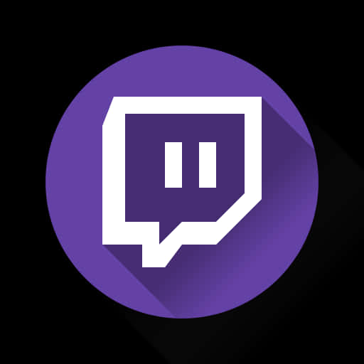 Twitch Logo Purple Background PNG image