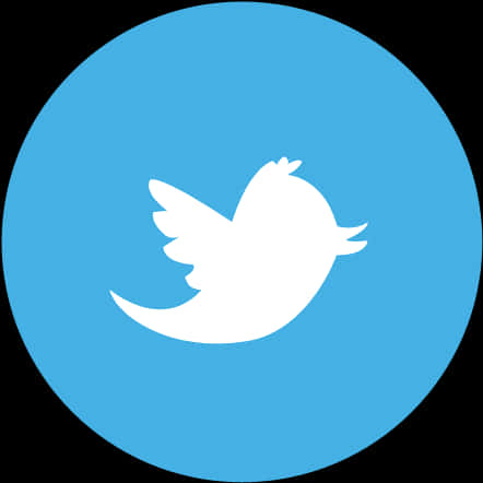 Twitter Logo Blue Background PNG image