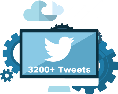Twitter Milestone3200 Tweets PNG image