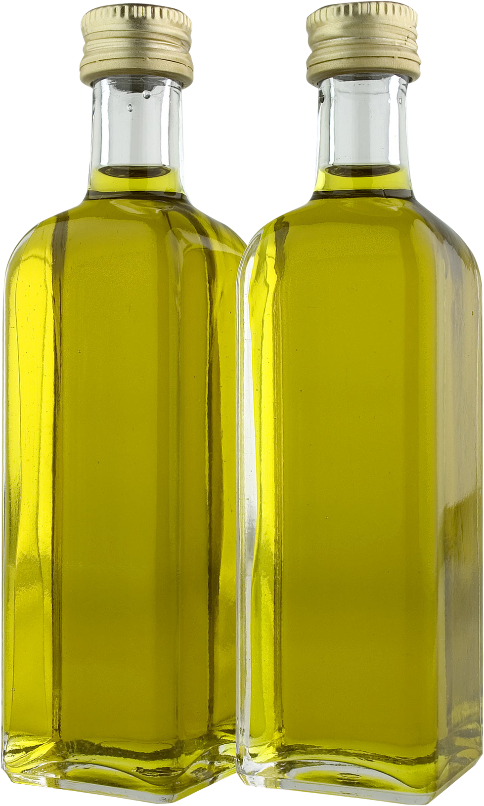 Two Bottlesof Olive Oil PNG image