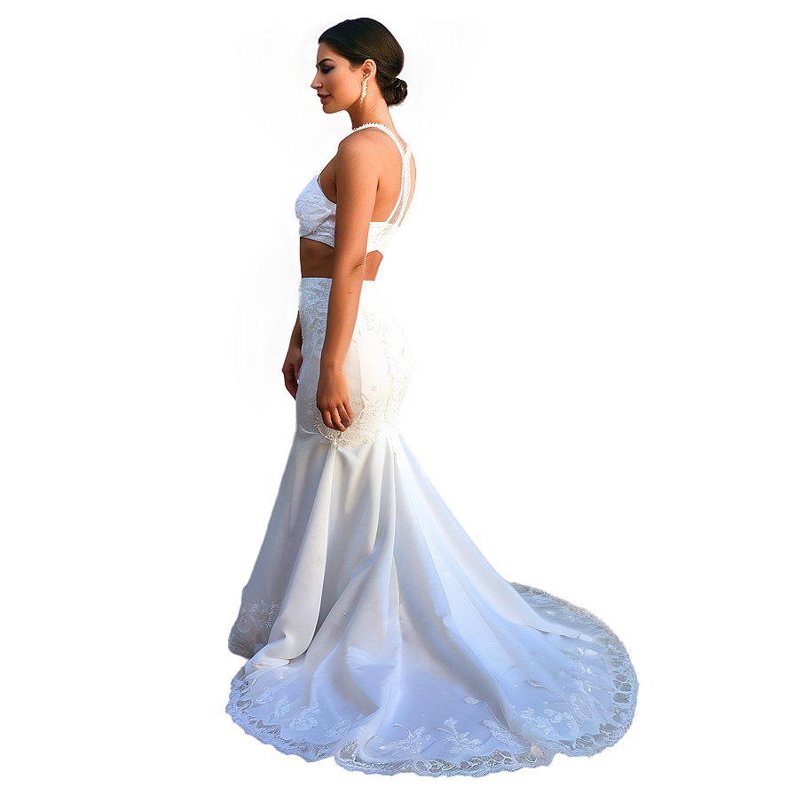 Two-piece Wedding Gowns Png Vaa91 PNG image