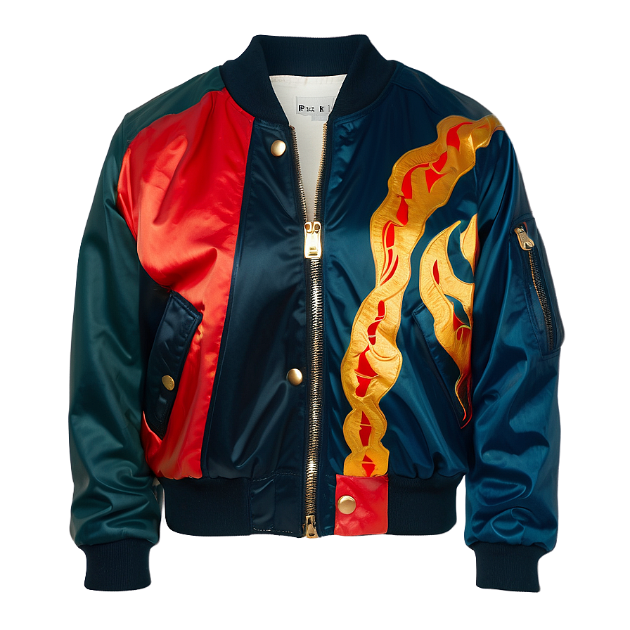 Two-tone Bomber Jacket Png 06282024 PNG image