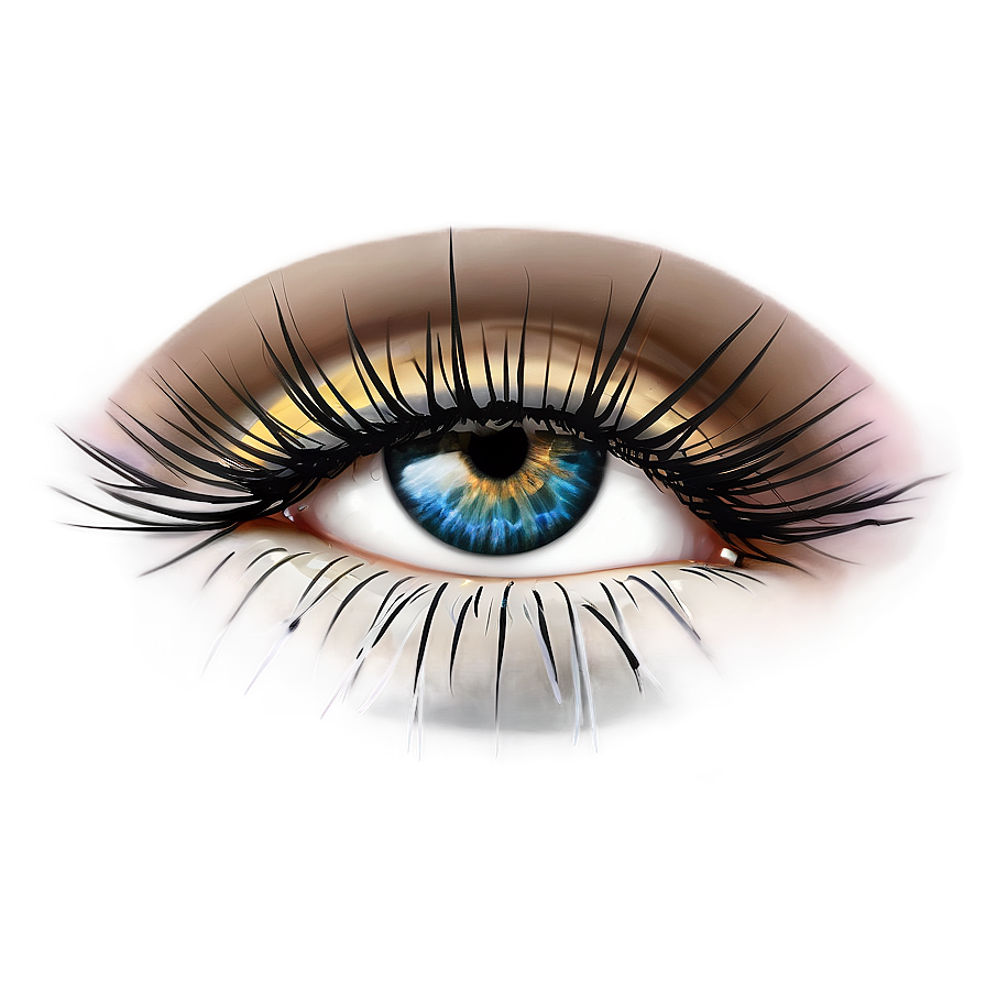 Two-tone Eyelashes Png Oxf6 PNG image
