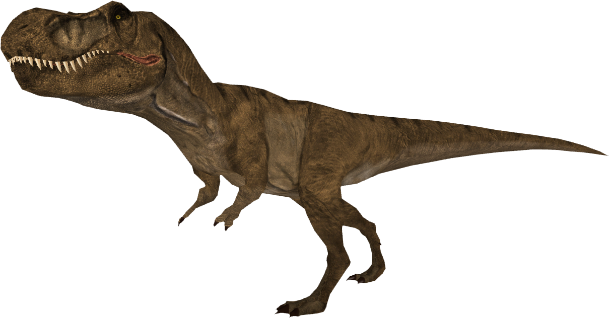 Tyrannosaurus Rex Full Body Profile PNG image