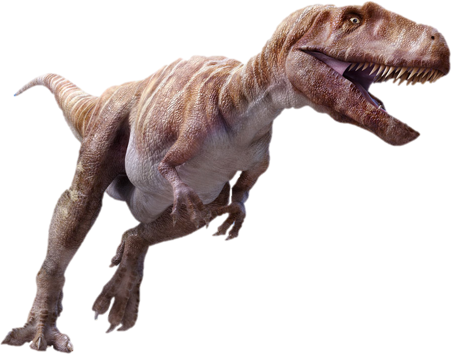 Tyrannosaurus Rex In Action PNG image