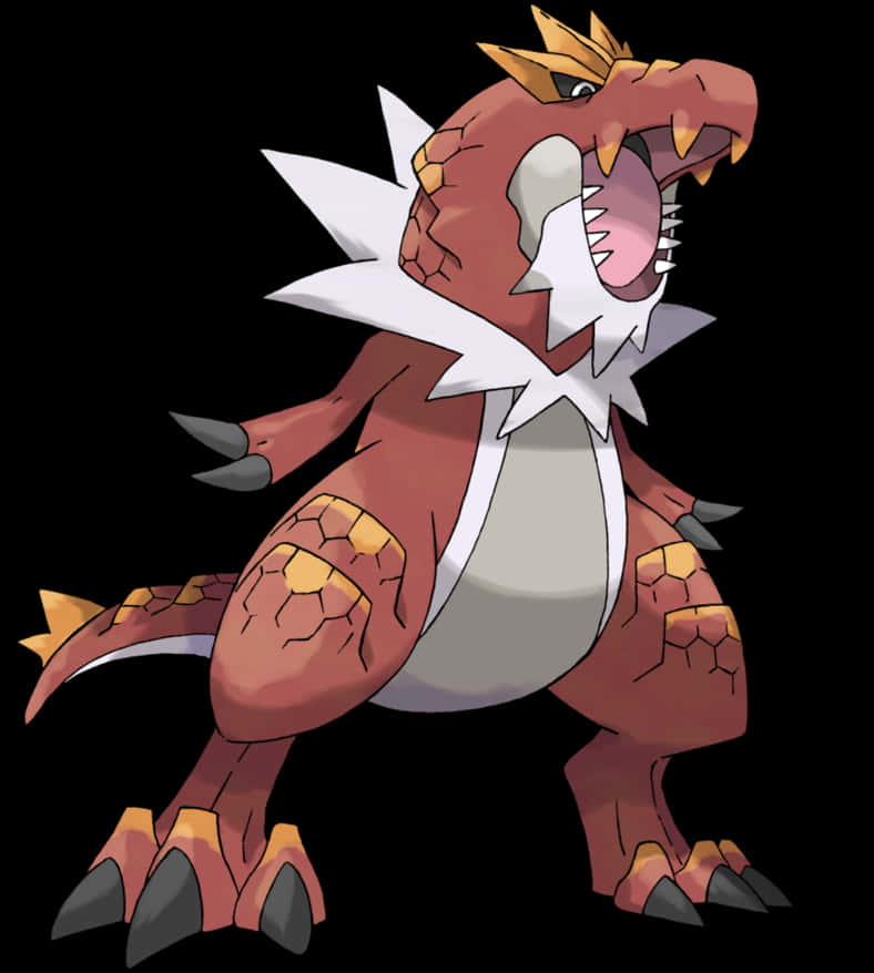 Tyrantrum Pokemon Illustration PNG image