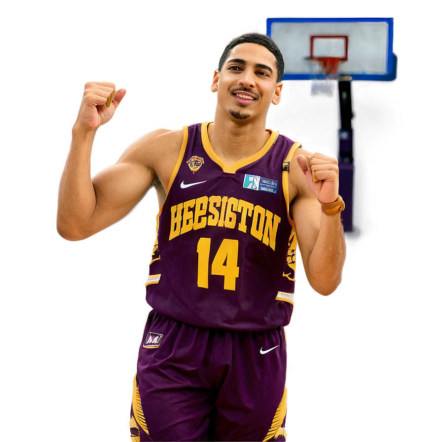 Tyrese Haliburton Celebrating Victory Png Mjl PNG image