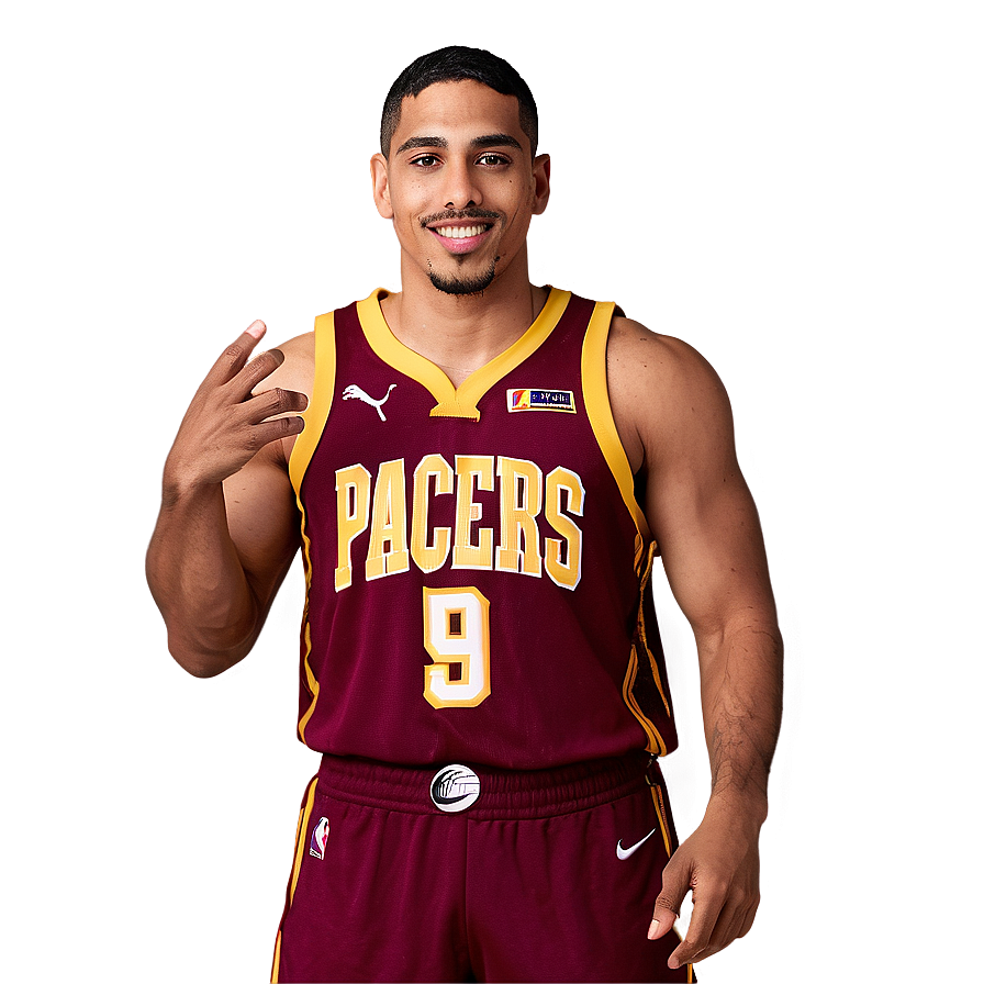 Tyrese Haliburton Pacers Uniform Png 06132024 PNG image